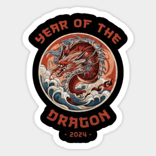 Year Of The Dragon 2024 Sticker